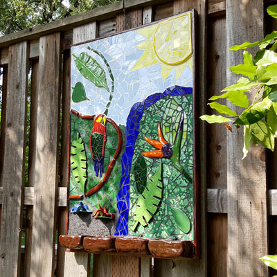 Jungle Mural - Ceramic Glass